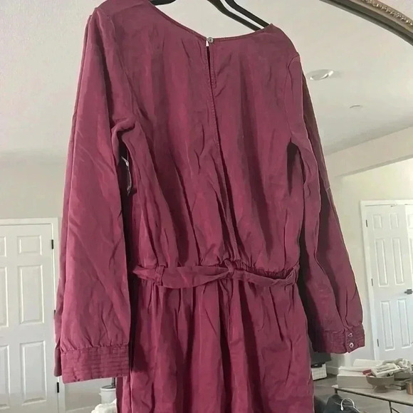 NWOT FREE PEOPLE BURGUNDY JUMPSUIT/BOILERSUIT - Picture 5 of 5